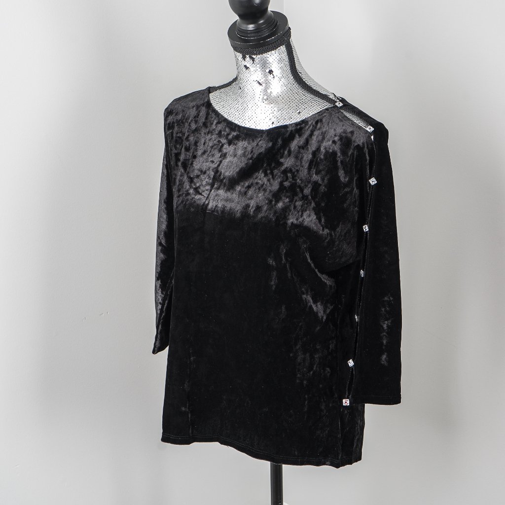 Nwt Cable & Gauge Velour Cut-Out Pullover Top - S